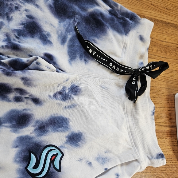 DKNY Tie-Dye Sweatpants Kraken Logos For W Sz S See Pictures For more Details - Picture 3 of 12